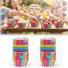 Greaseproof Colorful Cupcake Liners Paper Greaseproof Baking Cups Nonstick Cake Molds  Cake Baking