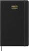Moleskine 12-месячный недатированный еженедельник, большой формат (13 см x 21 см), Черная твердая обложка, DHUNDB12WN301