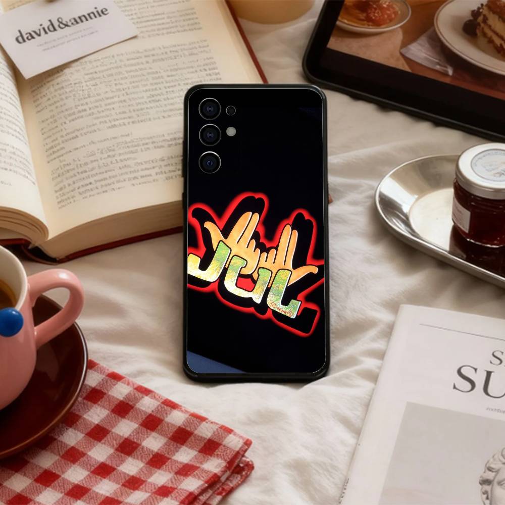 Городская Франция J-Jul Рэпер Чехол для телефона для Samsung S 25,24,23,22,30,21,10,9,Ultra,Plus,Lite,FE,4,5 G Мягкий черный чехол