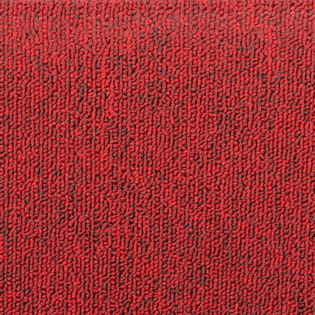Step Mats 15 pcs. 65 x 24 x 4 cm Red Semi Circular Large