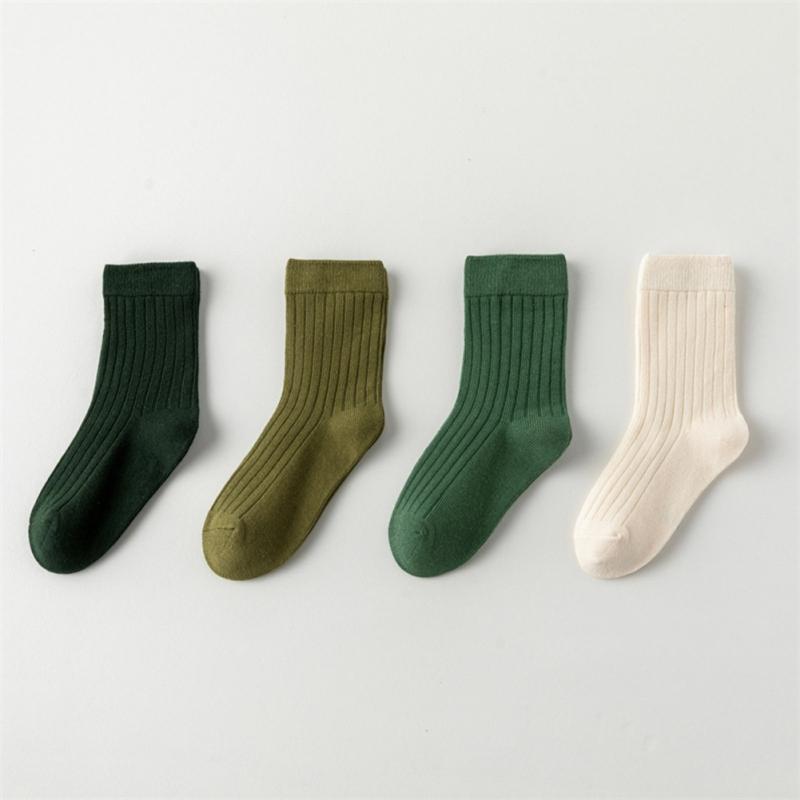 Детские носки Однотонные детские носки средней длины