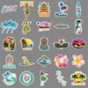 50 Cartoon Ins Landscape Hawaii Travel DIY Decorative Laptop Suitcase Car Creative Stickers