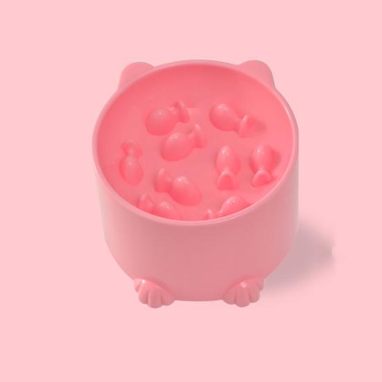 Миска для еды для кошек, высокая лапка, мультяшная форма, большая емкость, защита от удушья, защита для шеи, диспенсер для корма для собак, миска для воды, повседневная поставка