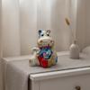 Hippo Figurine Glossy Ornament Printed for Living Room, Bookshelf, Animal Lovers