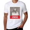 KARD JIWOO TShirt Basic Solid Color Casual Tee Shirt