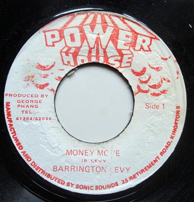 7-дюймовая пластинка BARRINGTON LEVY Money Move NONE Power House 1983 Ямайка Регги Ска Даб Б/у