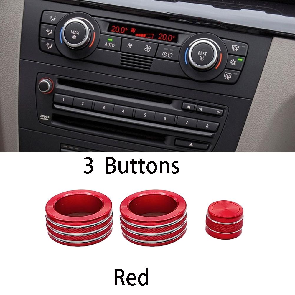 Автомобильный кондиционер, звуковая ручка, украшение интерьера для BMW 1 серии 2006-2012 E81 E82 E87 E88 ( 3 или 4 кнопки