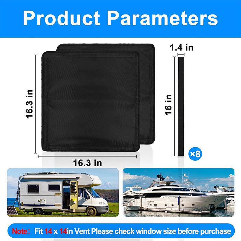 Summer RV Roof Vent Skylight & Window Sunshade Cover