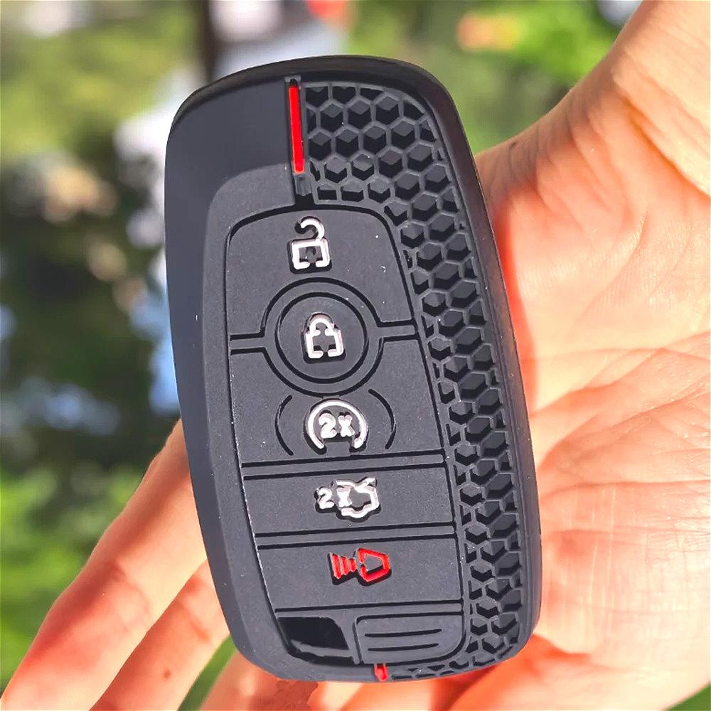 Новый умный чехол для брелока авто, подходит для Ford Fusion Mustang Kuga Ecosport Explorer F-150 F-250 F-350 F-450 F-550 Raptor F150, аксессуары для дистанционного управления автомобилем