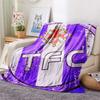 Toulouse Football Club  Print Flannel Blanket, High quality Comfortable for All Seasons, Home Decor, Warmth and Comfort