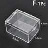 Прозрачный ящик для хранения разных размеров Пластиковые ящики для хранения на ПК, прямоугольные, для образцов насекомых, для демонстрации ювелирных изделий