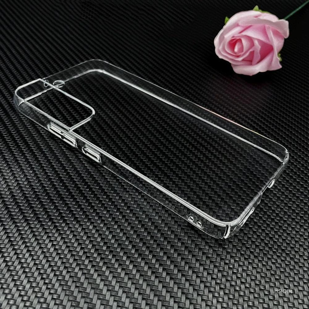 Жесткий пластиковый чехол из поликарбоната для Samsung Galaxy S25 S24 ULTRA S23 FE S22 S21 S20 S10 S9 Plus S10E, противоударный, прозрачный, полное покрытие