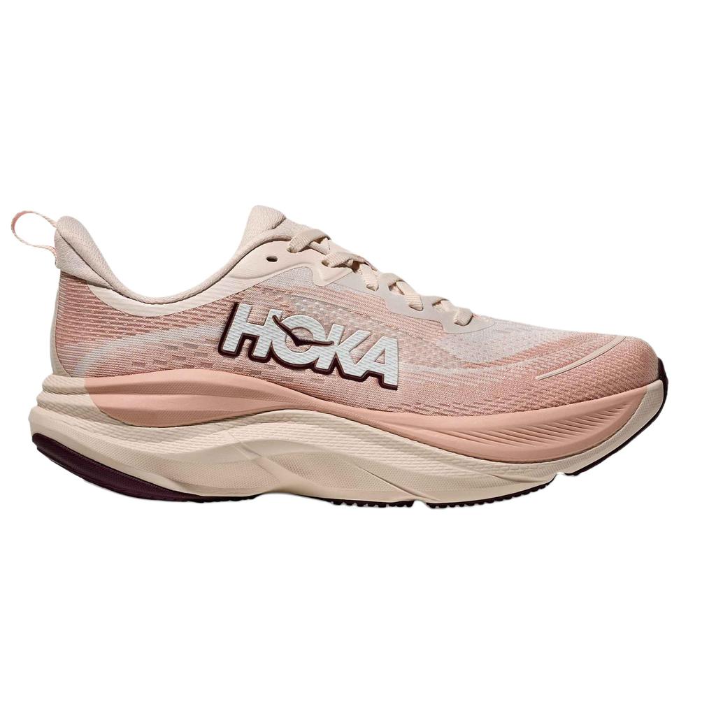 HOKA One One SKYFLOW Устойчивые к истиранию Поддерживающие Светоотражающие Беговые кроссовки Женские Розовый Бежевый 1155113-RRMR