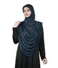 Mehar Modest Fashion Laila Комплект из двух предметов с воланами для хиджаба – Гладкая задняя панель с украшенной каймой – Бесшовная грация со всех сторон | Красивый Др