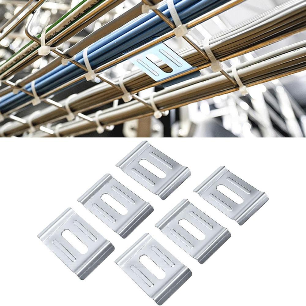 50pcs Durable Hold Down Clamps Support Washer Cable Tray Clamp For Basket Wire Mesh Tray