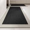 Mat for Kitchen Waterproof Carpet Runner Rug Pvc Leather Anti-slip Floor Mats Long Carpets Black Luxury Home Decoration Rugs
