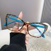 Ladies Fashion Plain Glasses Cat Eye Frame Eyewear Men Women Blue Light Blocking Optical Spectacle Eyeglasses Party Decoration