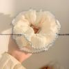 French-Korean Double-Layer Ballet Lace Extra Large Hair Scrunchie