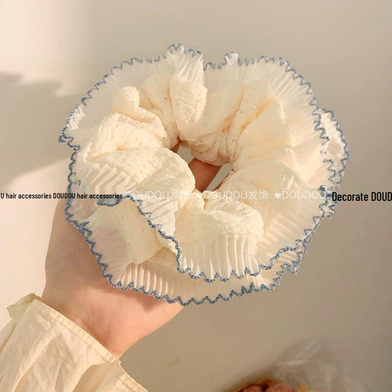 French-Korean Double-Layer Ballet Lace Extra Large Hair Scrunchie