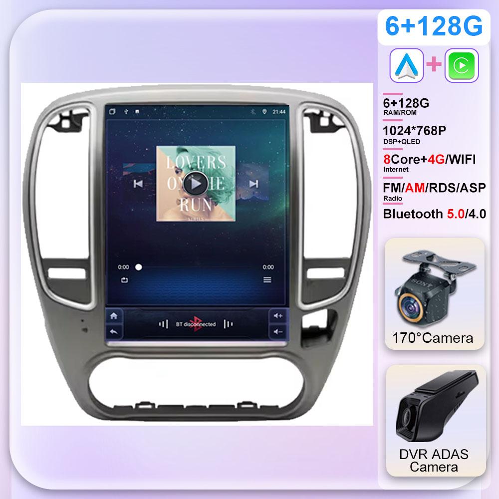 9,7-дюймовый Android 13 для Nissan Bluebird Sylphy G11 2005 - 2012 Автомобильный радиоприемник Авто Мультимедийный плеер GPS Навигация Carplay 5G WIFI