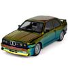 1/24 BMW M3 E30 ГАЛЬВАНИКА Модель из сплава Модель автомобиля из сплава Звук и свет Инерционный Детская игрушка Коллекционные предметы Подарок на день рождения