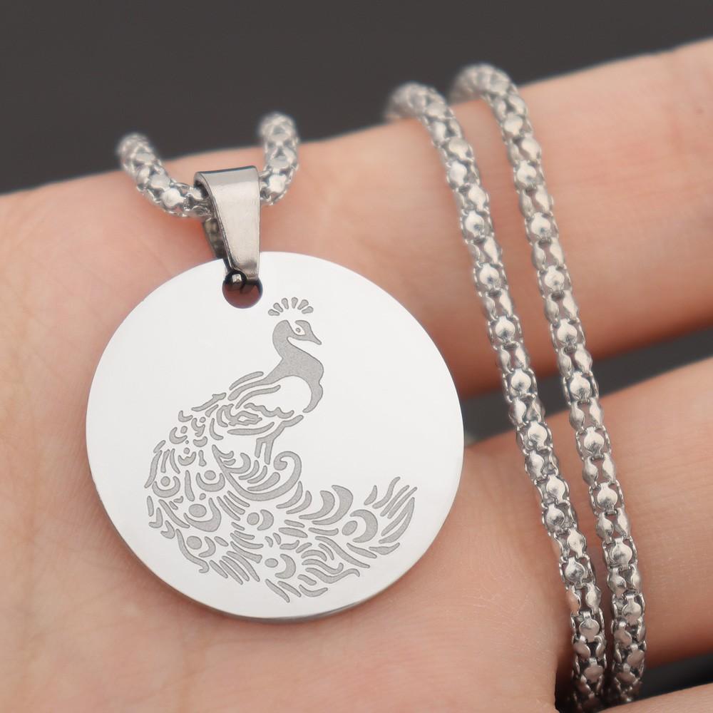 Fashionable Bohemian Ethnic Peacock Chain Bohemian Outfit Wedding Jewelry Pendant Necklace