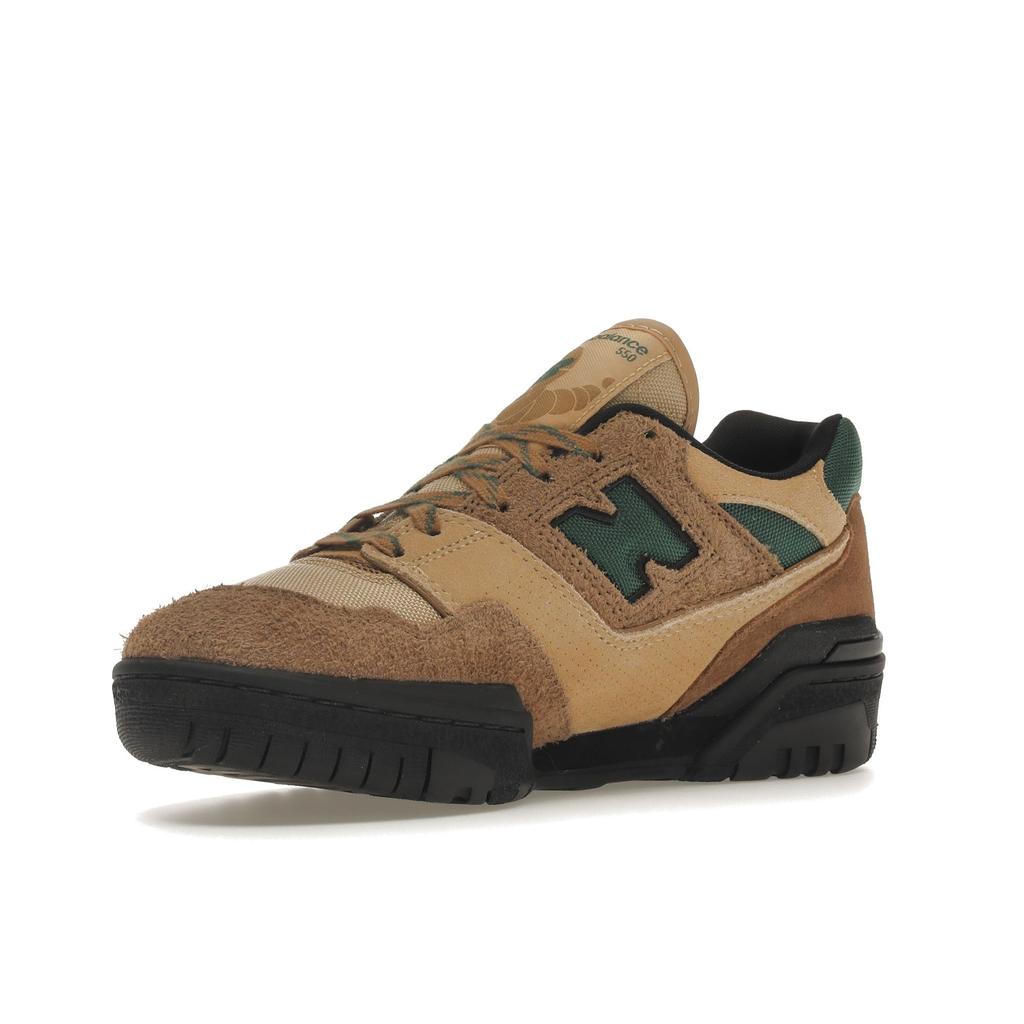 Size? X New Balance 550 Cordura Pack - Light Brown Green Unisex Sneakers BB550SZ1