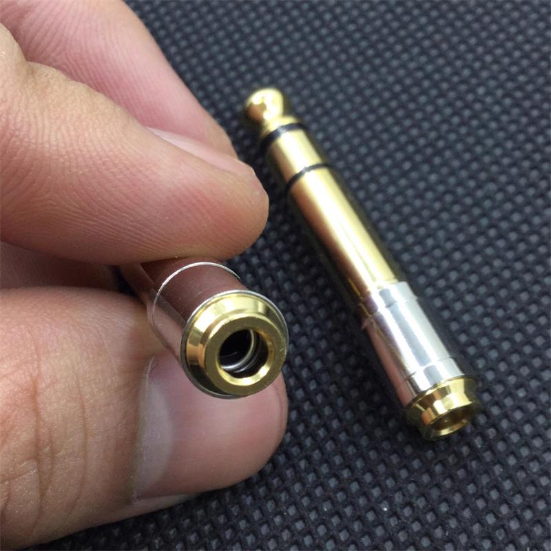 Jack 3.5 To 6.35 Audio Adapter 6.5mm To 3.5mm Jack Converter Male To Female Connector Gold Plating Headphone Microphone AUX Plug