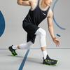 Li-Ning Сетчатый дышащий жилет с круглым вырезом, спортивный комплект для мужчин, спортивная одежда, черный цвет AATR011-10