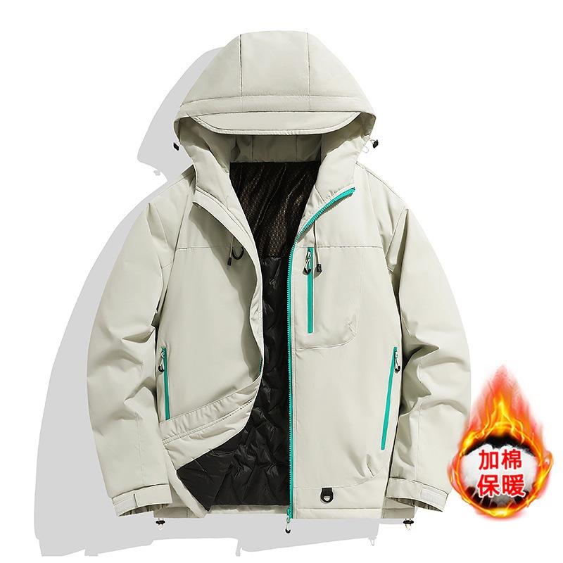 Exclusive for Outdoor Cotton-padded Clothes, Winter Thickened Couple Jackets, Casual Jackets, Windproof and Waterproof Mountaineering Suits