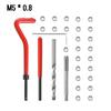 30Pcs Metric Thread Repair Insert Kit M5 M6 M8 M10 M12 M14 Helicoil Car Pro Coil Tool M6 * 1.0
