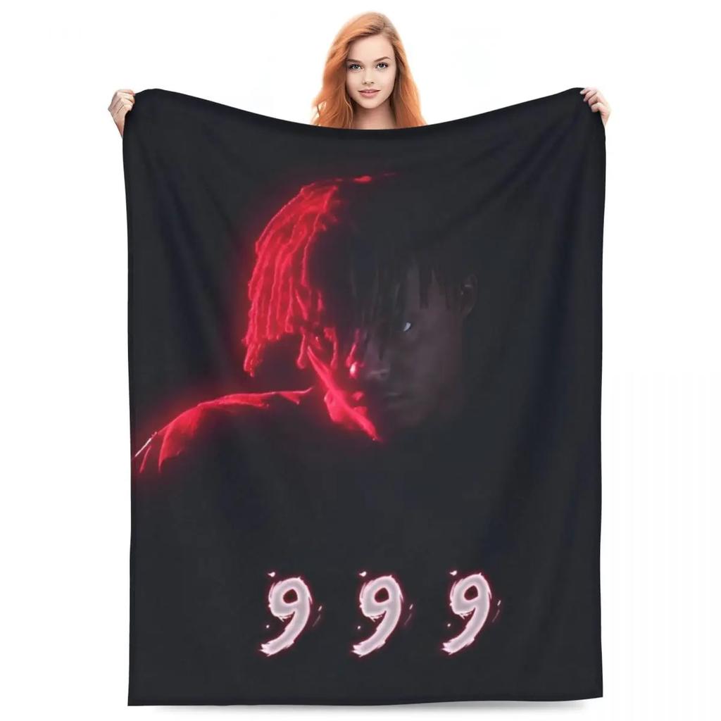 Juice Music Wrld Fuzzy Blankets The Party Never Ends Funny Throw Blanket for Sofa Bedding Lounge 200x150cm