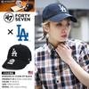 47BRAND Низкая кепка Los Angeles Dodgers Коллаборация MLB Главная лига бейсбола Аутентичная Размер F [B-RGW12GWS-BKD] Кепка, Кепка, (01) Черный,