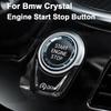Кнопка запуска и остановки двигателя автомобиля Crystal для BMW F30 F10 F06 F12 F32 F33 G30 G31 G38 F06 F36 F20 Аксессуары для кнопок замка зажигания