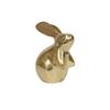 Brass Handicrafts Golden Rabbit Simulation Animal Sculpture Rabbit Zodiac Figurines Metal Figurine Home Decoration Accessories