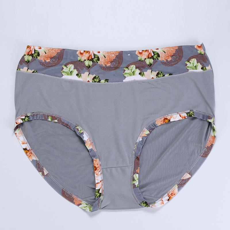 Women's Plus Size Floral Print Briefs - Comfortable Fit, Sizes 4XL-14XL