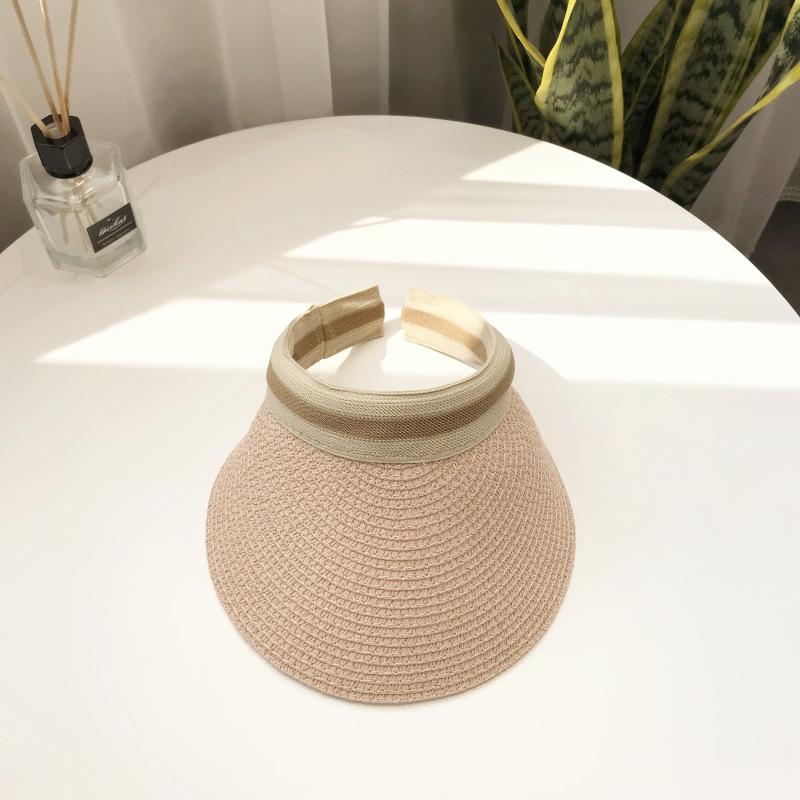 Женская летняя соломенная шляпа-утка - Универсальная солнцезащитная и пляжная кепка для путешествий на открытом воздухе
