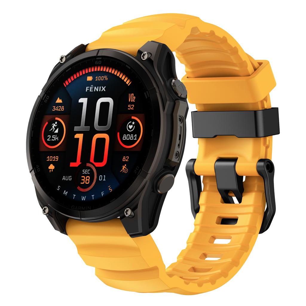 22mm 26mm Strap For Garmin Tactix8 Silicone Band for Garmin Fenix 8/7X Pro/E Enduro 3 Bracelet For Forerunner 970-965/Instinct 3