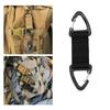 Rotatable Camping Carabiner Double-headed Webbing Belt Buckle Backpack Key Hook  Backpack