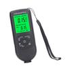 Coating Thickness Gauge High Accuracy Paint Depth Gauge Meter Antislip Thickness Meter Gauge Black