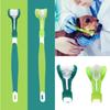 3-сторонняя зубная щетка для домашних животных, пластиковая зубная щетка для собак, удаление неприятного запаха изо рта, зубной камень, чистка рта, уход за зубами для домашних животных, чистка рта кошки