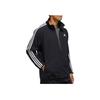 Adidas Striped Colorblock Zip-Up Stand Collar Jacket Men Jackets Black TR30J1-BW