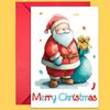 10PCS Christmas Greeting Cards Set with Envelopes, Cartoon Hand-drawn Xmas Cards for Holiday Wishes & Gifts