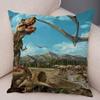 Car Sofa Home Pillowcase Jurassic Dinosaur Cushion Cover Decorative Wildlife Print