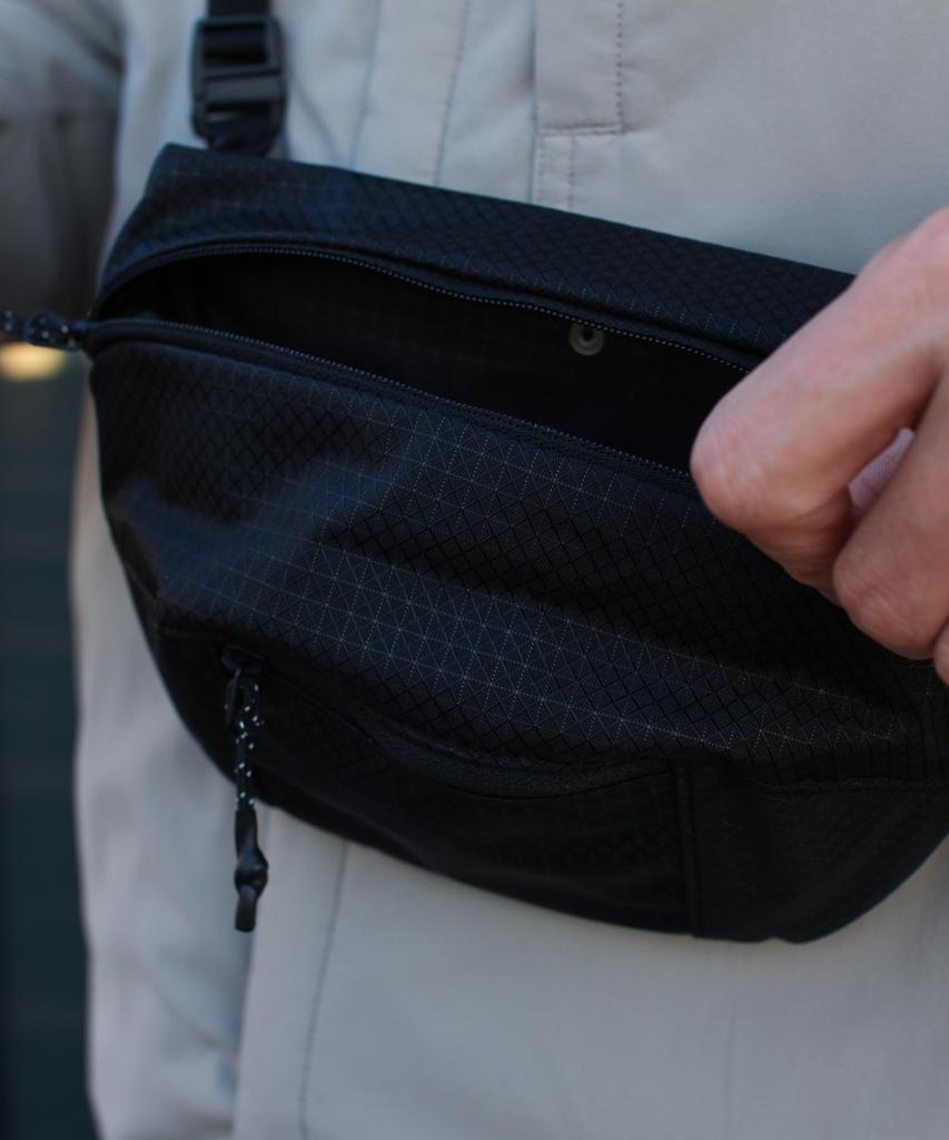 Snow Peak Robic Fanny Pack Bag Shoulder Bag Crossbody Bag BLACK One SB-26SU017 Men's Women's
