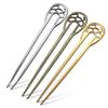 1pcs Fashion Long Hair Decoration U-Shape Hairpins Hair Sticks Hair Forks Hairpin Barrettes Pin Ponytail Holder for Girls Womens