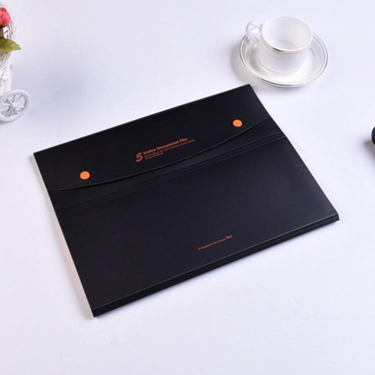 Большая папка-органайзер для документов и чеков на 5 отделений