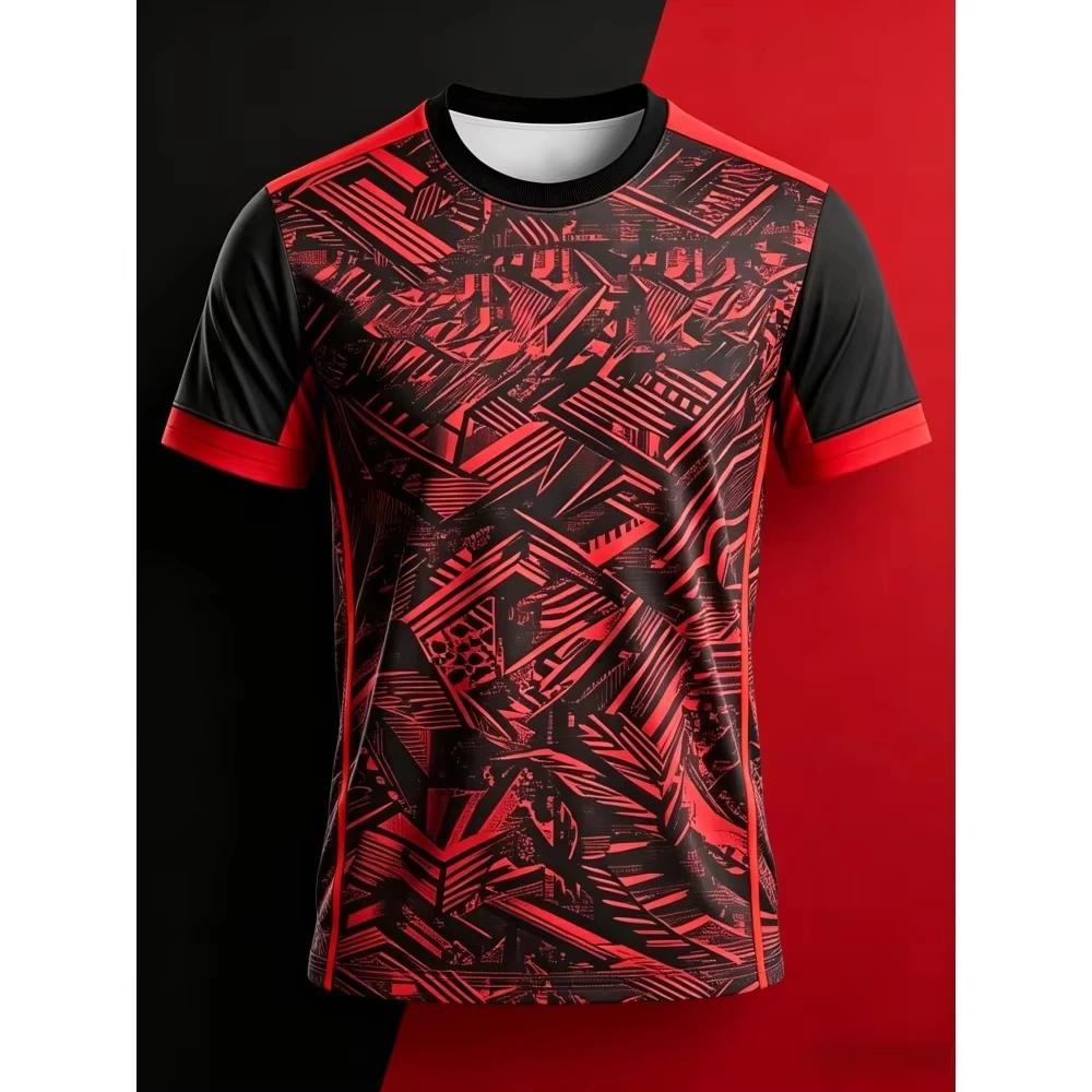 Fashion Breathable Men's Sports T-Shirt Badminton Table Tennis Breathable Training T Shirt Men Women Fitness Short Sleeve Tops