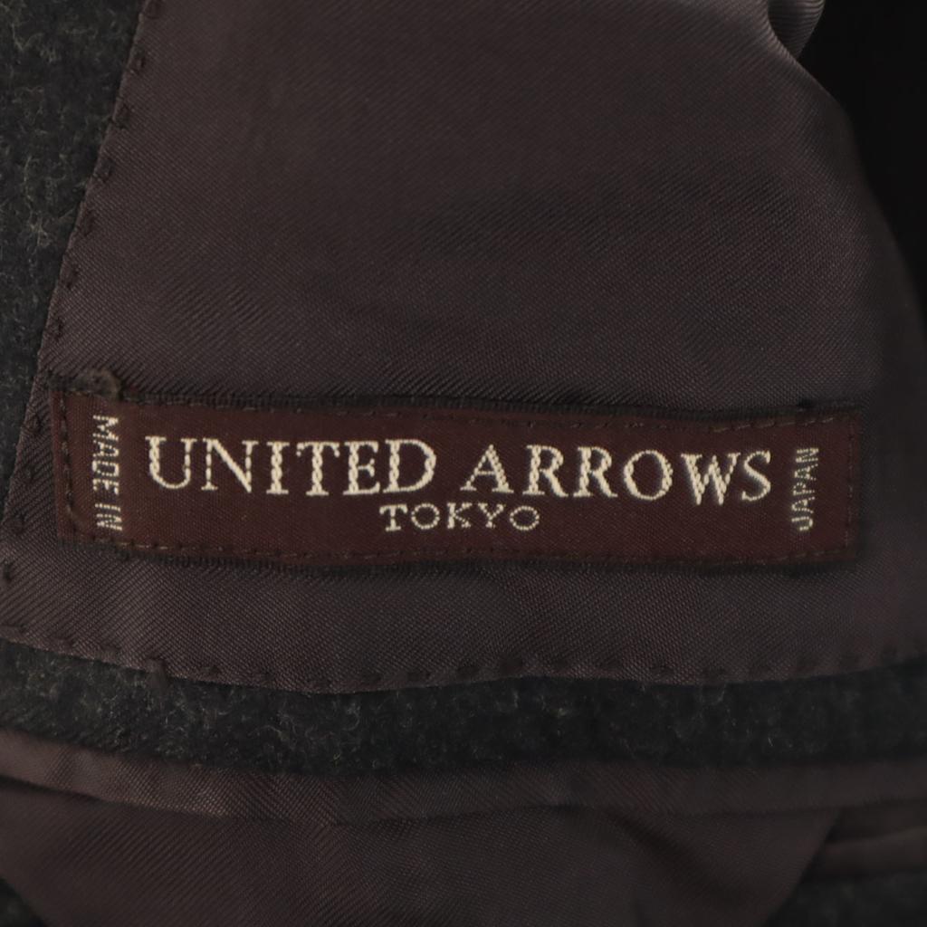 UNITED ARROWS Шерстяной приталенный пиджак Made in Japan 48 серый Мужской Б/У