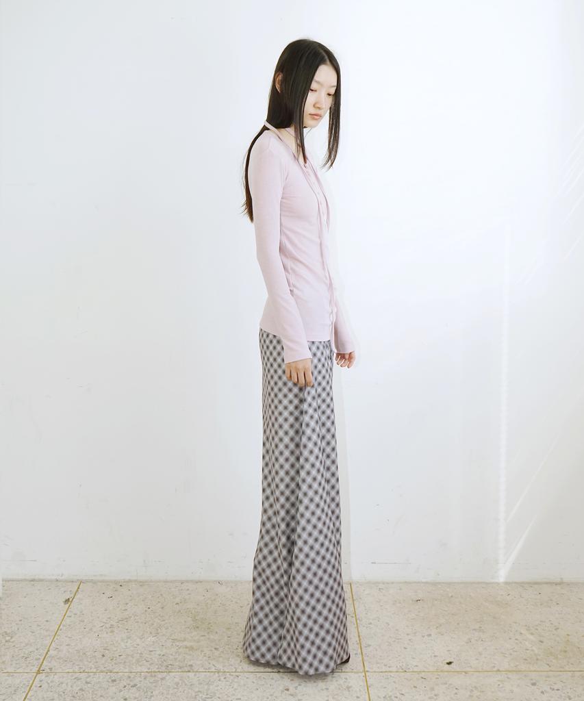 PROVO Button Henley Neck T-Shirt / Pink